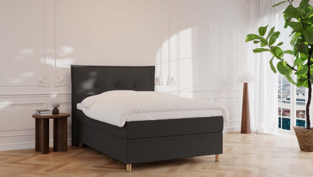 Alva | 120x200 | Antracit, Fast (vægt: 70-95 kg.)