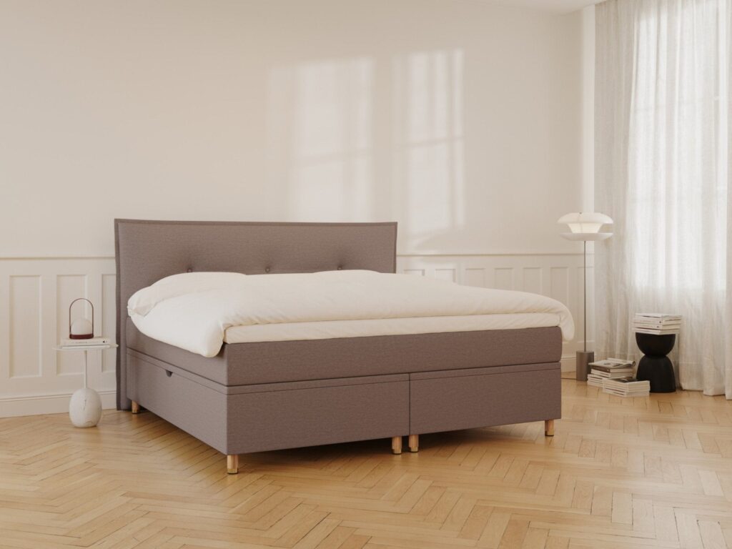 Alva Grande | 200x200 | Mocha, Fast (vægt: 70-95 kg.) / Fast (vægt: 70-95 kg.)
