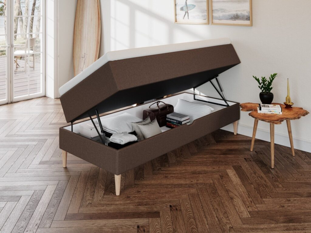 Astrid | 90x210 | Mørk brun, Fast (vægt: 70-95 kg.)