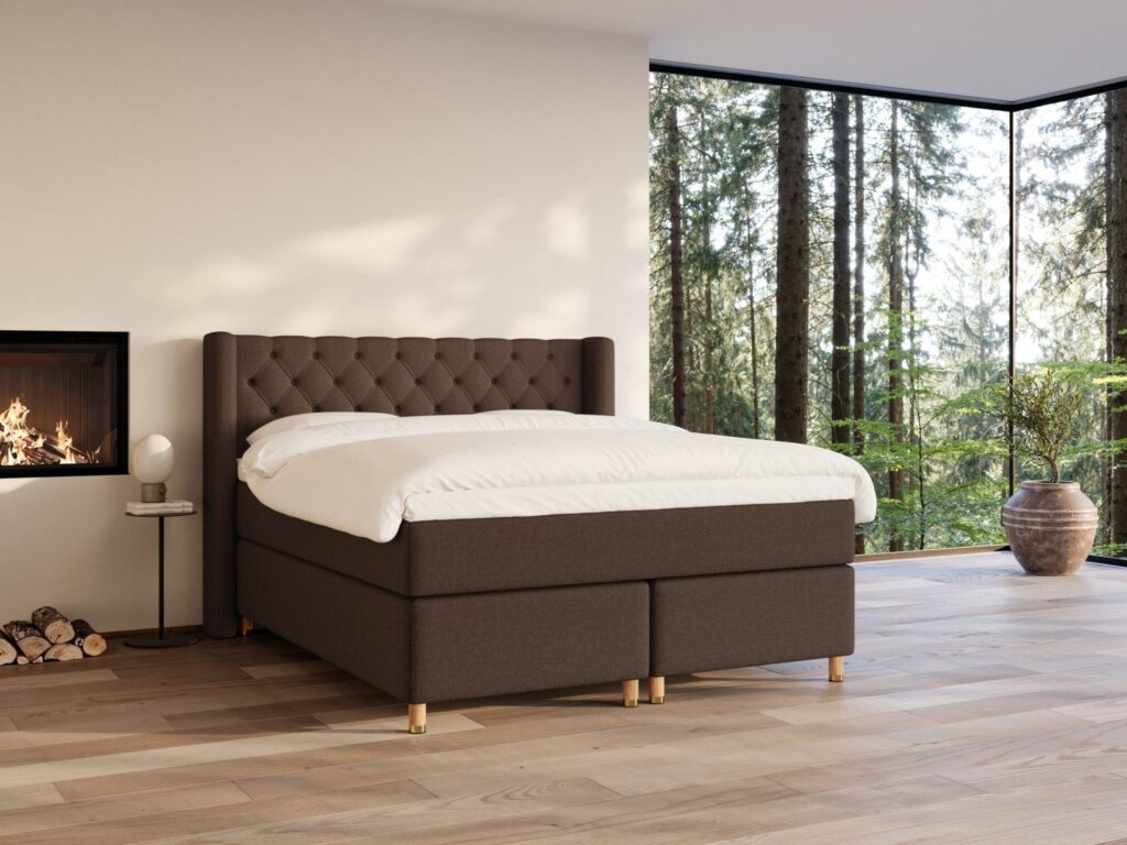 Eira | 160x210 | Mørk brun, Fast (vægt: 70-95 kg.) / Fast (vægt: 70-95 kg.)