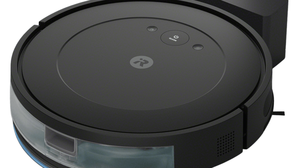 Roomba Combo® Essential robotstøvsuger og -gulvmoppe grå (demo) Sort