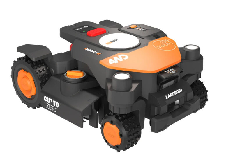 Worx Vision Cloud 4WD RTK robotplæneklipper - 4.000 m2 - WR344E