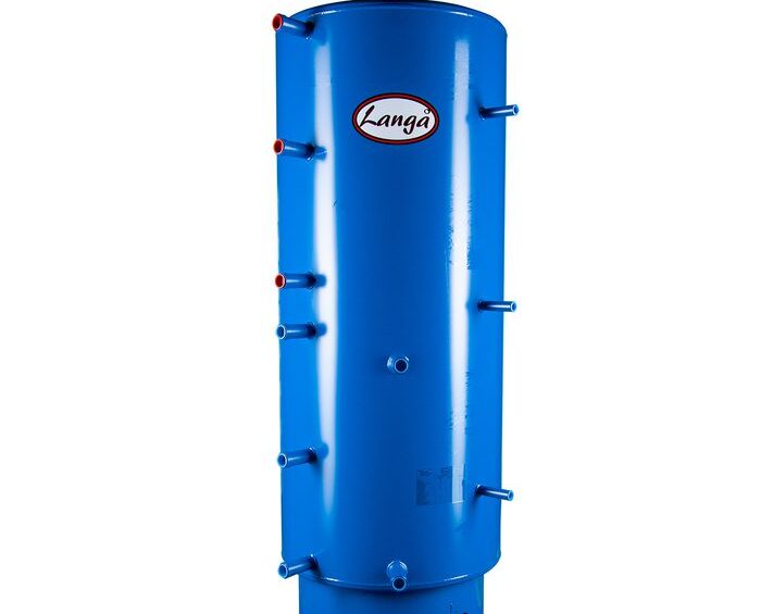 Akkumuleringstank med solspiral - 500 liter
