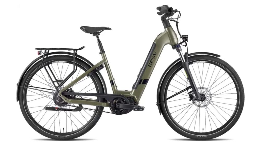 BESV CT 1.3 MY23 Lav Indstigning 430 XS elcykel Metallisk Khaki