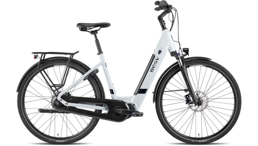 BESV CT 2.1 MY23 Lav Indstigning 450 Lille E-cykel Stålgrå