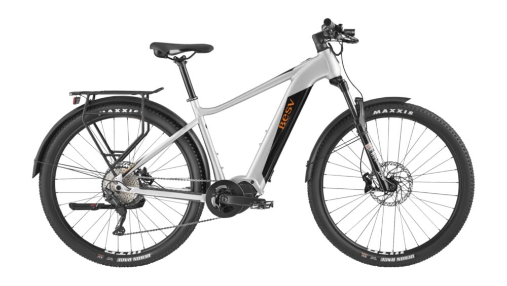 BESV TRX Urban/SUV 1.1 MY22 Step Over 425 Small E-cykel Sølv Gloss