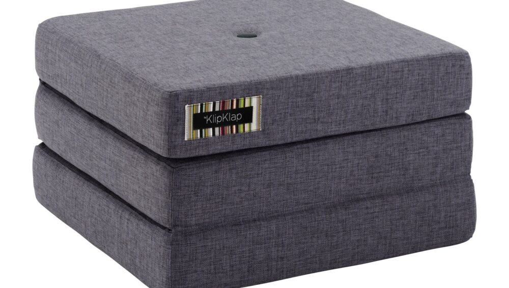 By KlipKlap KK 3 Fold Single Blue Grey w. Grey