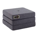 By KlipKlap KK 3 Fold Single Blue Grey w. Grey