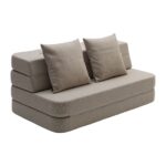 By KlipKlap KK 3 Fold Sofa 120 cm Beige m. Sand