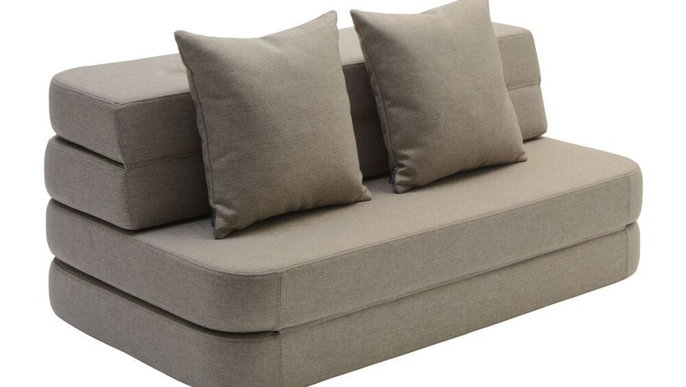 By KlipKlap KK 3 Fold Sofa 120 cm Sand m. Sand