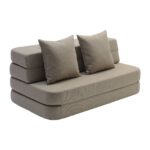By KlipKlap KK 3 Fold Sofa 120 cm Sand m. Sand