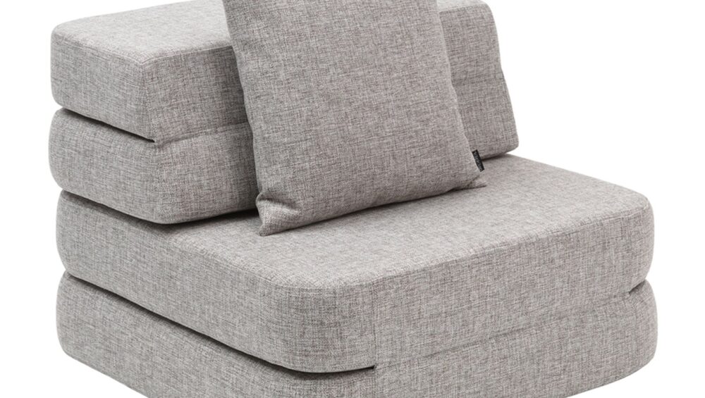 By KlipKlap KK 3 Fold Sofa Enkelt Blød Multi Grå m. Grå