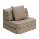 By KlipKlap KK 3 Fold Sofa Enkelt Sand m. Sand