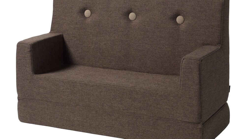 By KlipKlap KK Børnesofa Brun m. Sand