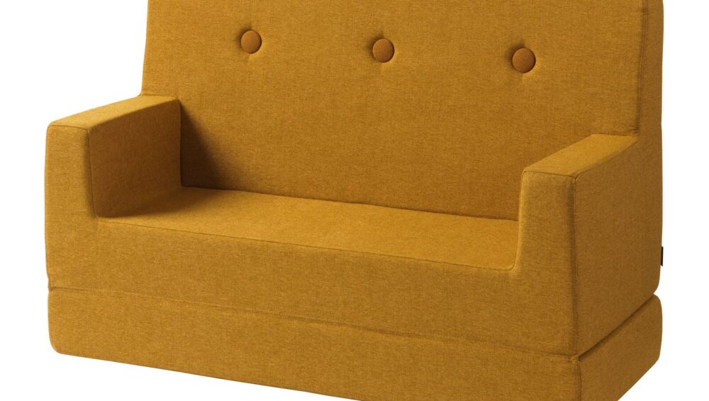 By KlipKlap KK Børnesofa Mustard m. Mustard