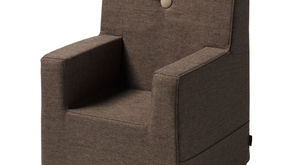 By KlipKlap KK Kids Chair XL Brown w. Sand