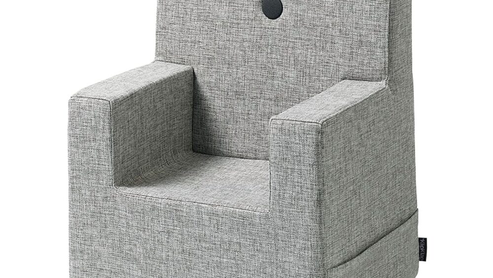 By KlipKlap KK Kids Chair XL Multi Grey w. Grey