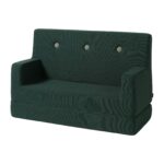 By KlipKlap KK Kids Sofa Deep Green w. Light Green