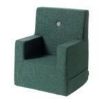 By KlipKlap KK Kids Stol XL Deep Green w. Light Green