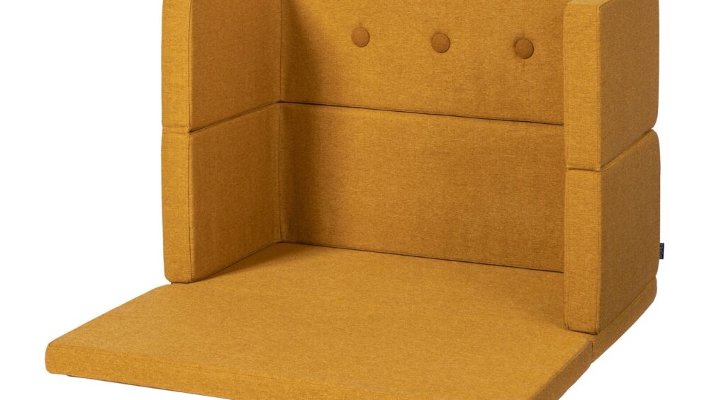 By KlipKlap Play Fold Square Mustard w. Mustard