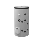 Combi varmtvandsbeholder 150 L - Fritstående med 1 spiral og elektronisk kontrol