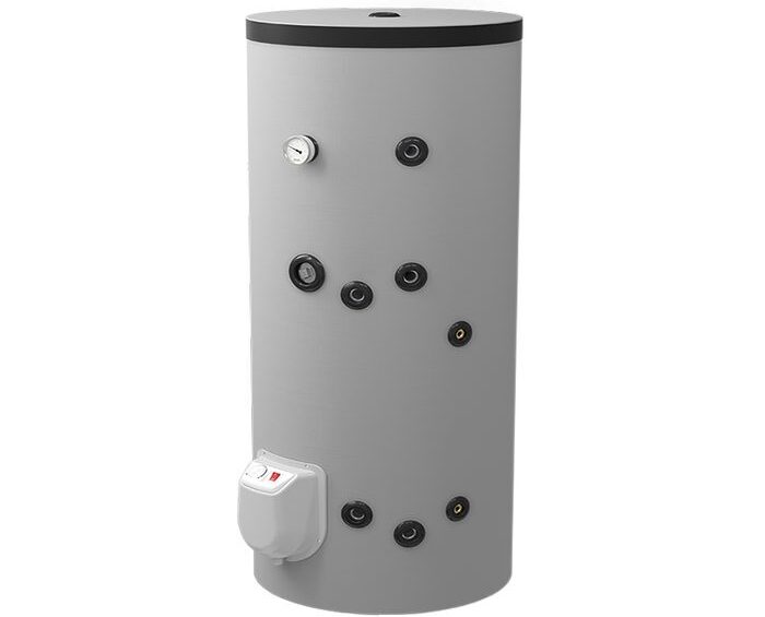 Combi varmtvandsbeholder 200 L - Fritstående med 1 spiral