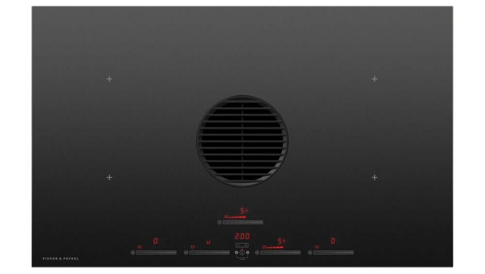 Fisher & Paykel CID834DTB4 Kogeplade med integreret emhætte Sort