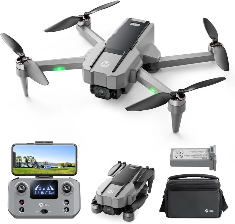 Holy Stone HS440G GPS drone med 4K kamera + Gratis 2 stk. valgfri gaver