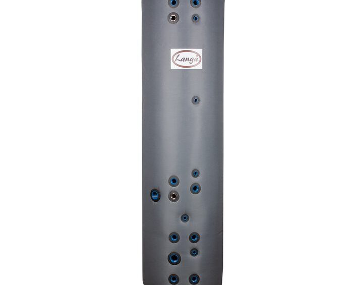 Isoleret Akkumuleringstank Comfort - 60+200 liter med sanitetsspiral