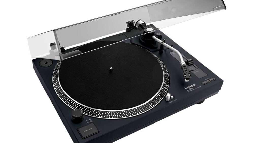 Lenco L-3808 Pladespiller Stereo Sort