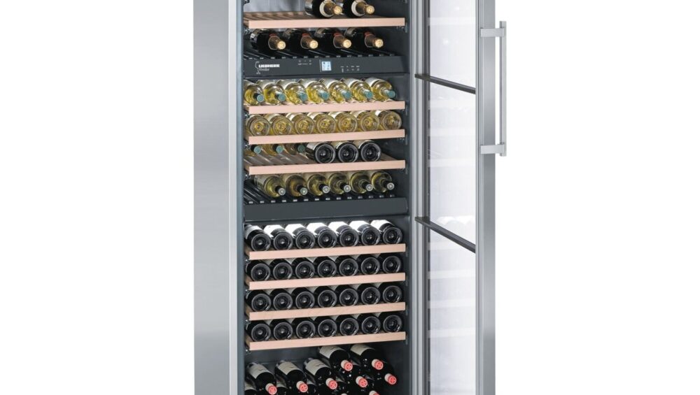 Liebherr Vinidor WTes 5872-22 001 Fritstående vinskab Rustfrit stål