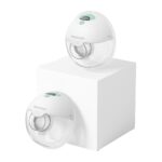 Momcozy M5 Dobbeltpakke Bærbar Brystpumpe Grøn