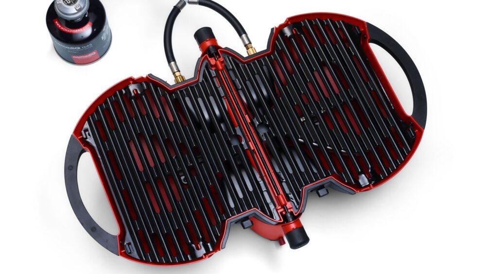 NomadiQ Transportabel BBQ 3.0 Gasgrill Terra Rød