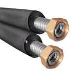 Rustfrie flex-rør - 10 meter - 3/4" omløber
