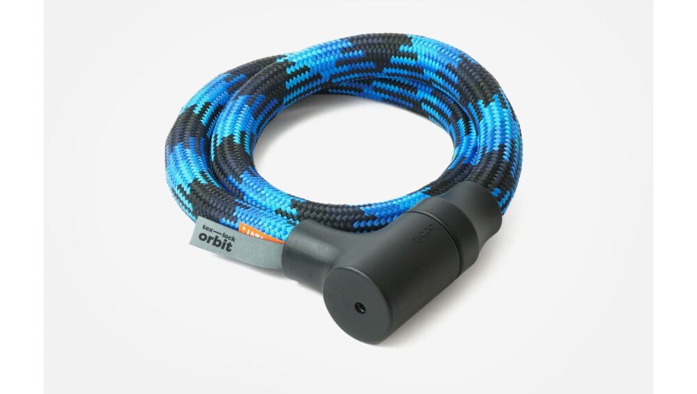 Texlock Orbit Cykellås Blå