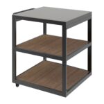 Witt Pizza Trolley Sidebord 1/2 Pizzaovn Sort/Sølv