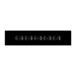 Witt WI6015P-1B5 Indbygget vinskab Sort