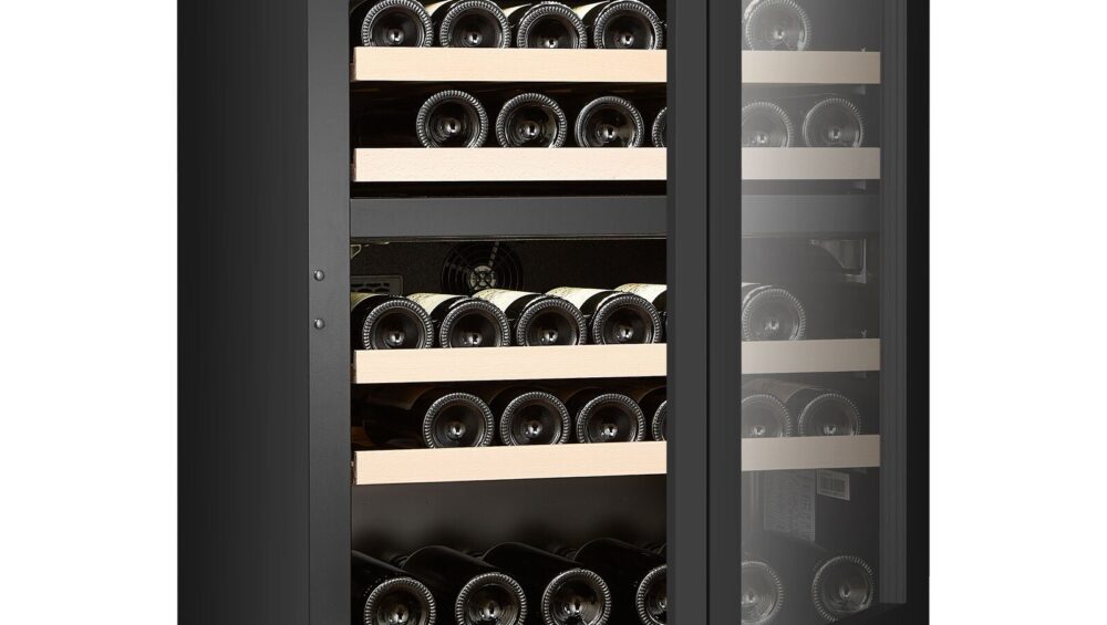Witt Wine WU6082T2-2B39 Indbygget vin Køleskab Sort