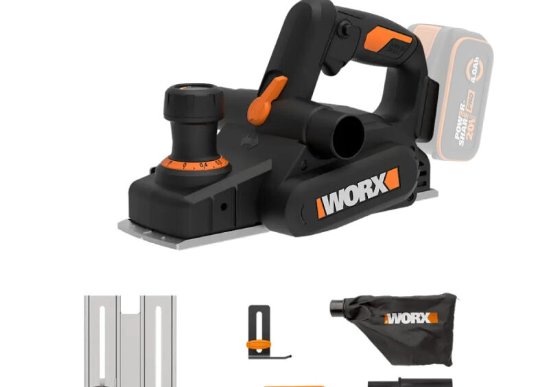 Worx 20V PowerShare Høvl 82 mm - Solo - WX620.9