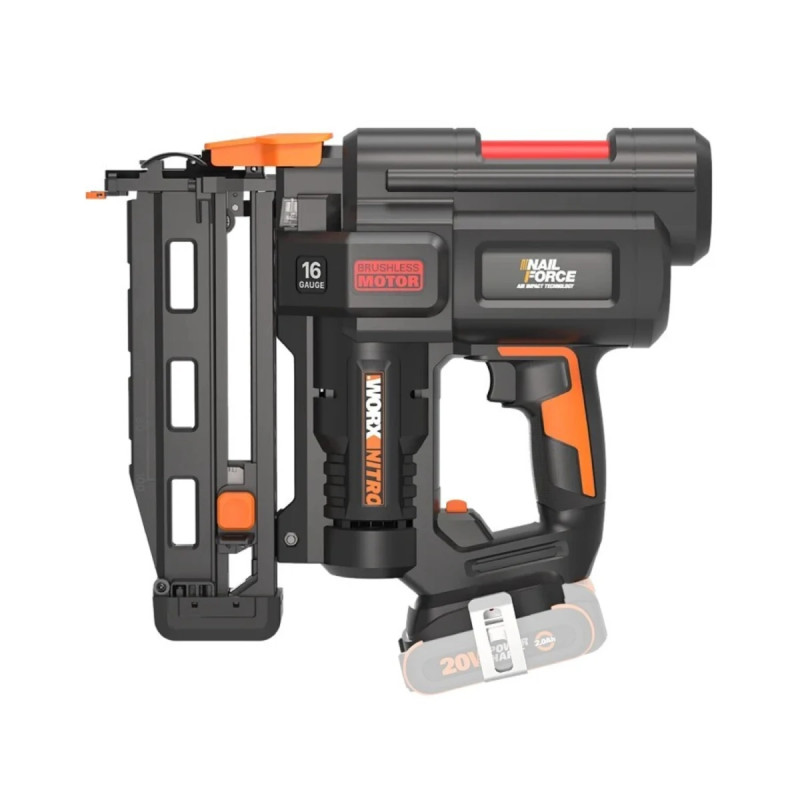Worx 20V Sømpistol Kulfri - Solo - WX841.9
