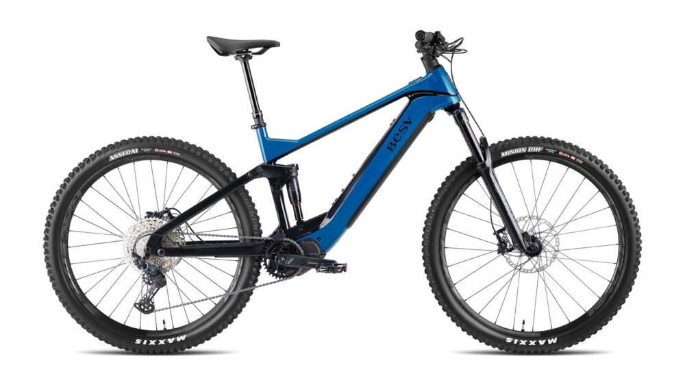 BESV TCA 1.1 MY23 FS-Step Over 415S e-MTB Flodblå Med Nat Sort