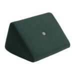 By KlipKlap KK Rygstøtte Kort Deep Green m. Light Green