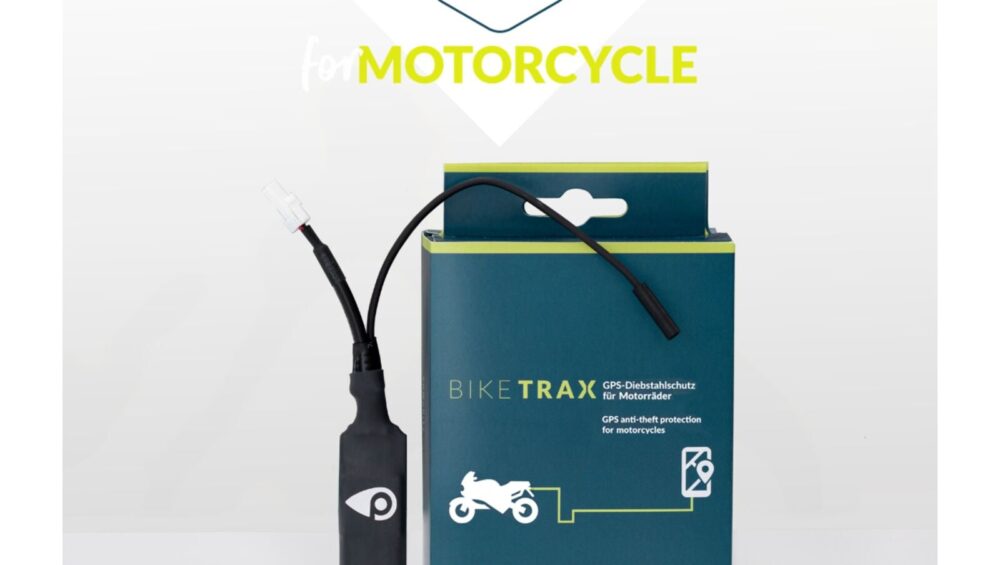Powunity BikeTrax 4G Motorcykel Sort