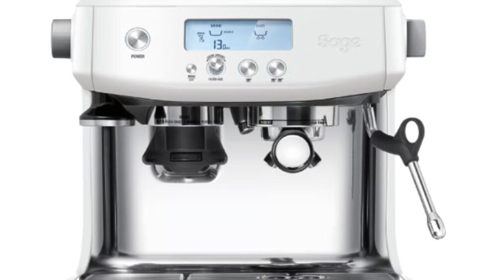 Sage SES 878 SST Espressomaskine Havsalt Hvid