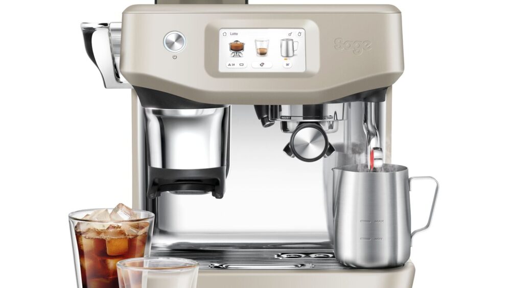 Sage SES 882 ALM Barista Touch Impress Cold espressomaskine Mandel Nougat