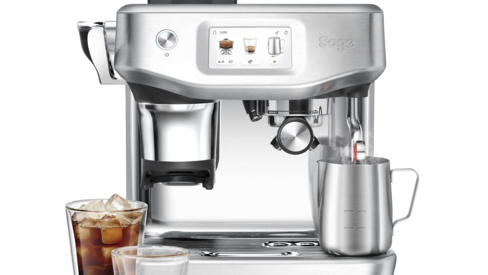 Sage SES 882 BSS Barista Touch Impress Cold espressomaskine Børstet rustfrit stål