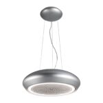 Witt Precious Silver-2 Fritthængende emhætte Sølv